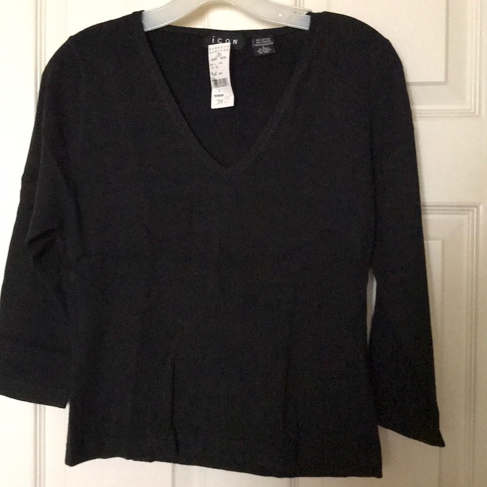 Barney’s Icon V -Thin Fitted Sweater NWT - Y2K